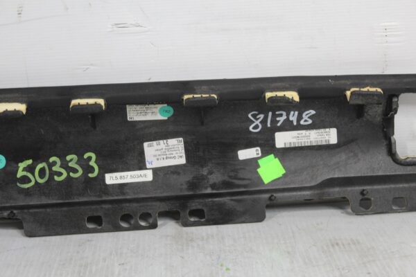 Porsche 955 957 9PA Cayenne Black Dash Trim Panel 7L5857503A, 95555256401