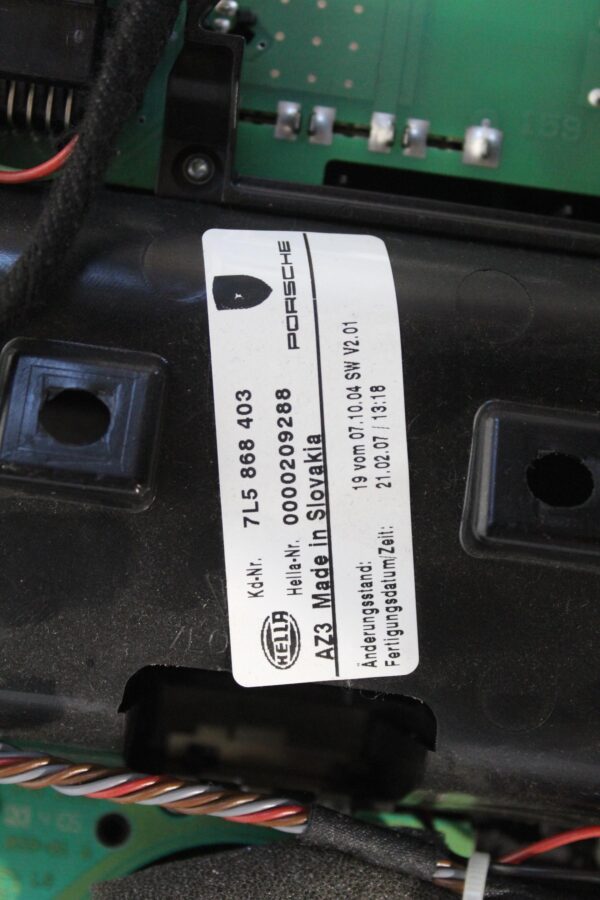 Porsche 955 957 9PA Cayenne Overhead Console Switch Light 7L5868403, 95555555701