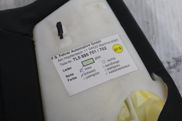 Porsche 955 957 Cayenne Seat Side Cover Panel 7L5885701