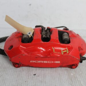 Porsche 92A 958 Cayenne Rear Left Brake Caliper RED 95835242300, 7P5615423AF