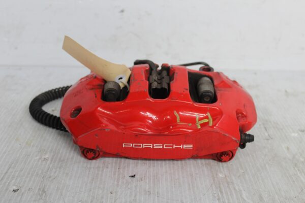 Porsche 92A 958 Cayenne Rear Left Brake Caliper RED 95835242300, 7P5615423AF