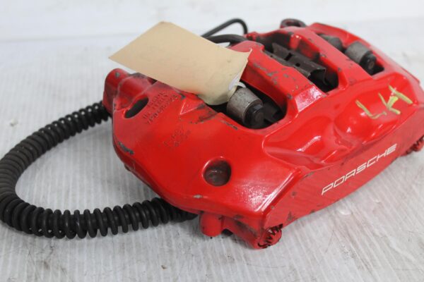 Porsche 92A 958 Cayenne Rear Left Brake Caliper RED 95835242300, 7P5615423AF