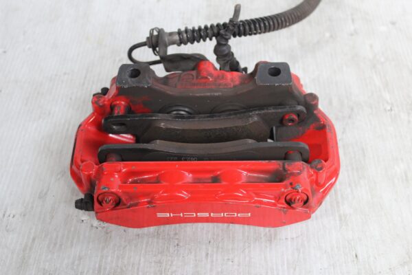 Porsche 92A 958 Cayenne Rear Left Brake Caliper RED 95835242300, 7P5615423AF