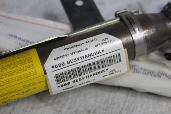 Audi 8P A3 S3 Left Passenger Side Curtain Air Bag 8P4880741J