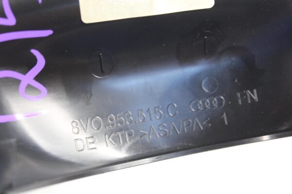 Audi 8V A3 S3  Upper Steering Column Cover Plastic Leather 8V0953515C
