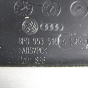 Audi 8P A3 S3 RS3 Lower Steering Column Trim w Cruise Cont. 8P0953512A - Image 6