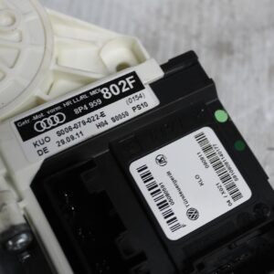 Audi 8P A3 S3 Rear Right Drivers Side Window Regulator Motor Control unit 8P4959802F - Image 9