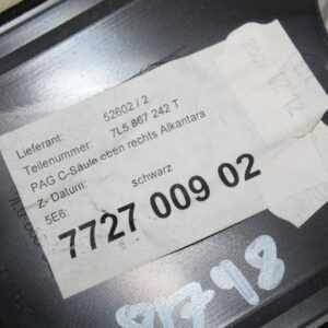Porshce 955 957 9PA Cayenne Right B Pillar Trim Panel 7L5867242T, 95555520003 - Image 14