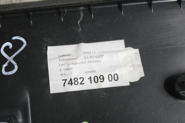 Porsche 955 957 9PA Cayenne Roof Upper Headliner Trim Panel 95555561803