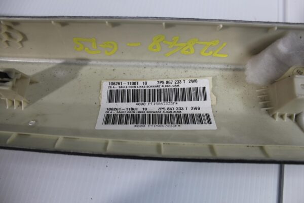 Porsche 958 92A Cayenne GTS Alcantara Left A-Pillar Trim  958555233012W0