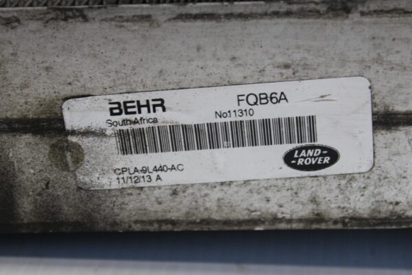 Range Rover Sport L494 TDV6 Intercooler LR036432, CPLA9L440AC