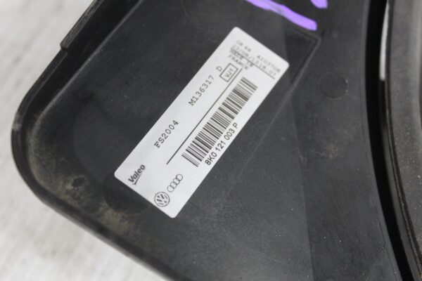 Audi A4 A5 2.0L Radiator Fan Assembly Twin Fan Ring 8K0121003P