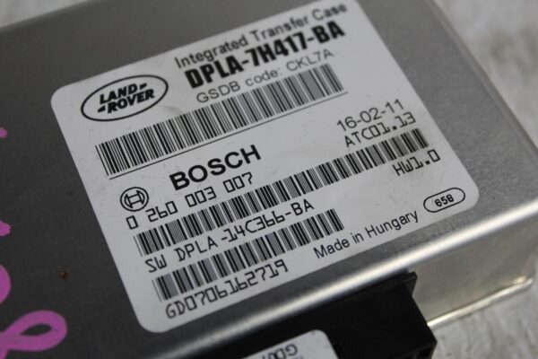 Range Rover Sport L494 Transmission Shift Transfer Control Module Unit LR052557