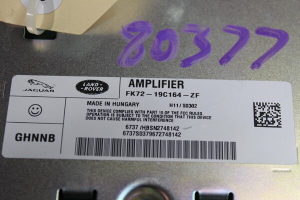 Land Rover L550 Discovery Sport Mid-Performance Amplifier LR076681, LR107811