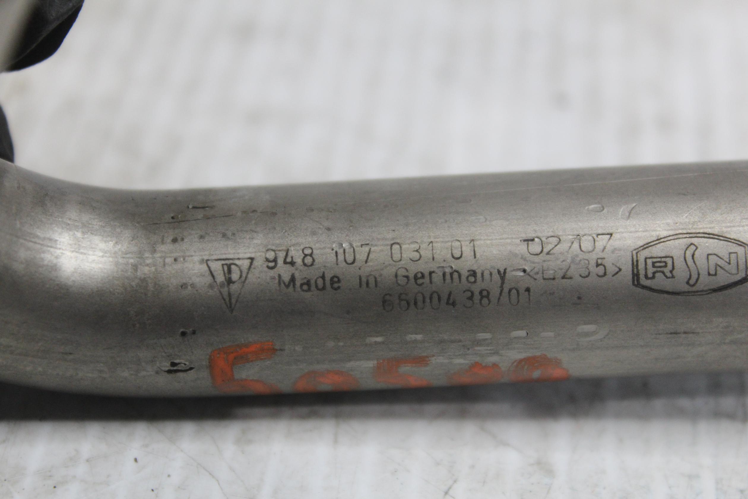 Porsche 955 957 Cayenne Turbo 4.8L Engine Oil Pipe 94810703101, 94810703105 - Image 7