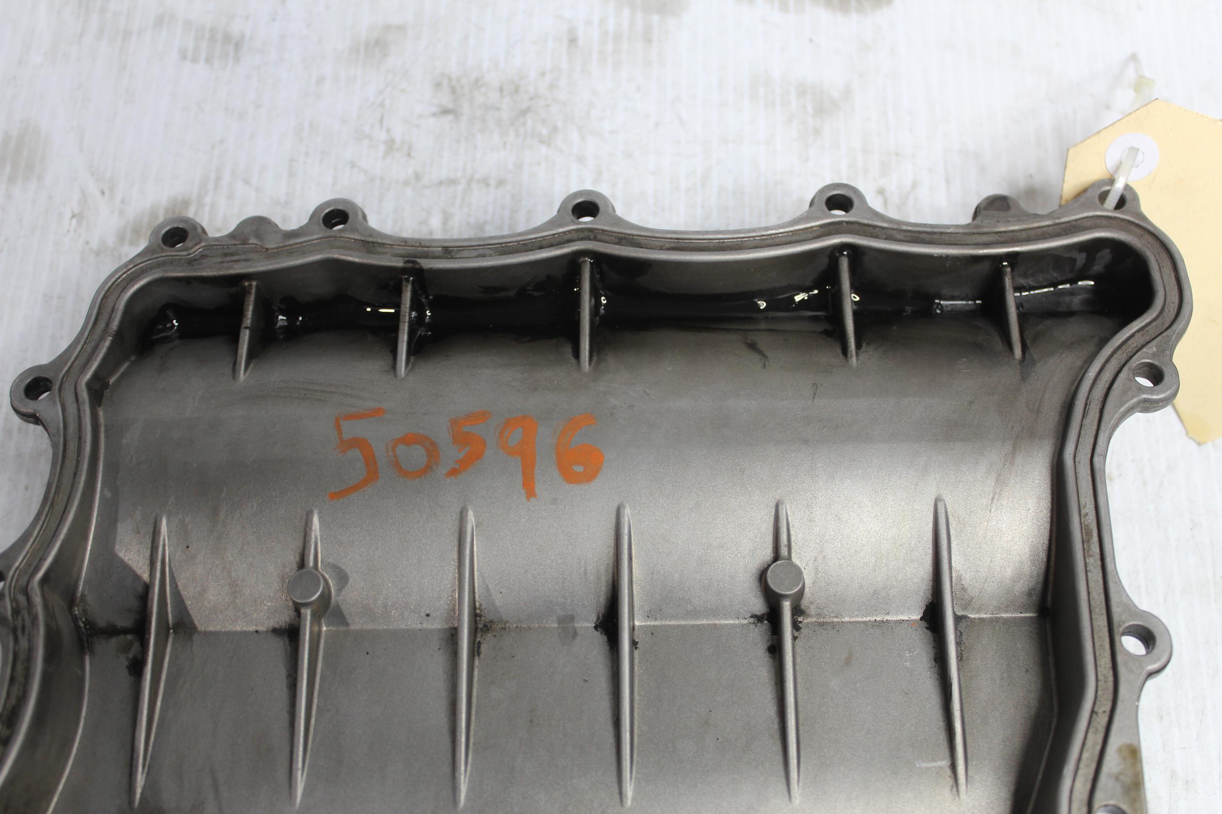 Porsche 955 957 Cayenne Turbo 4.8L Lower Engine Oil Sump 95532102501 - Image 14