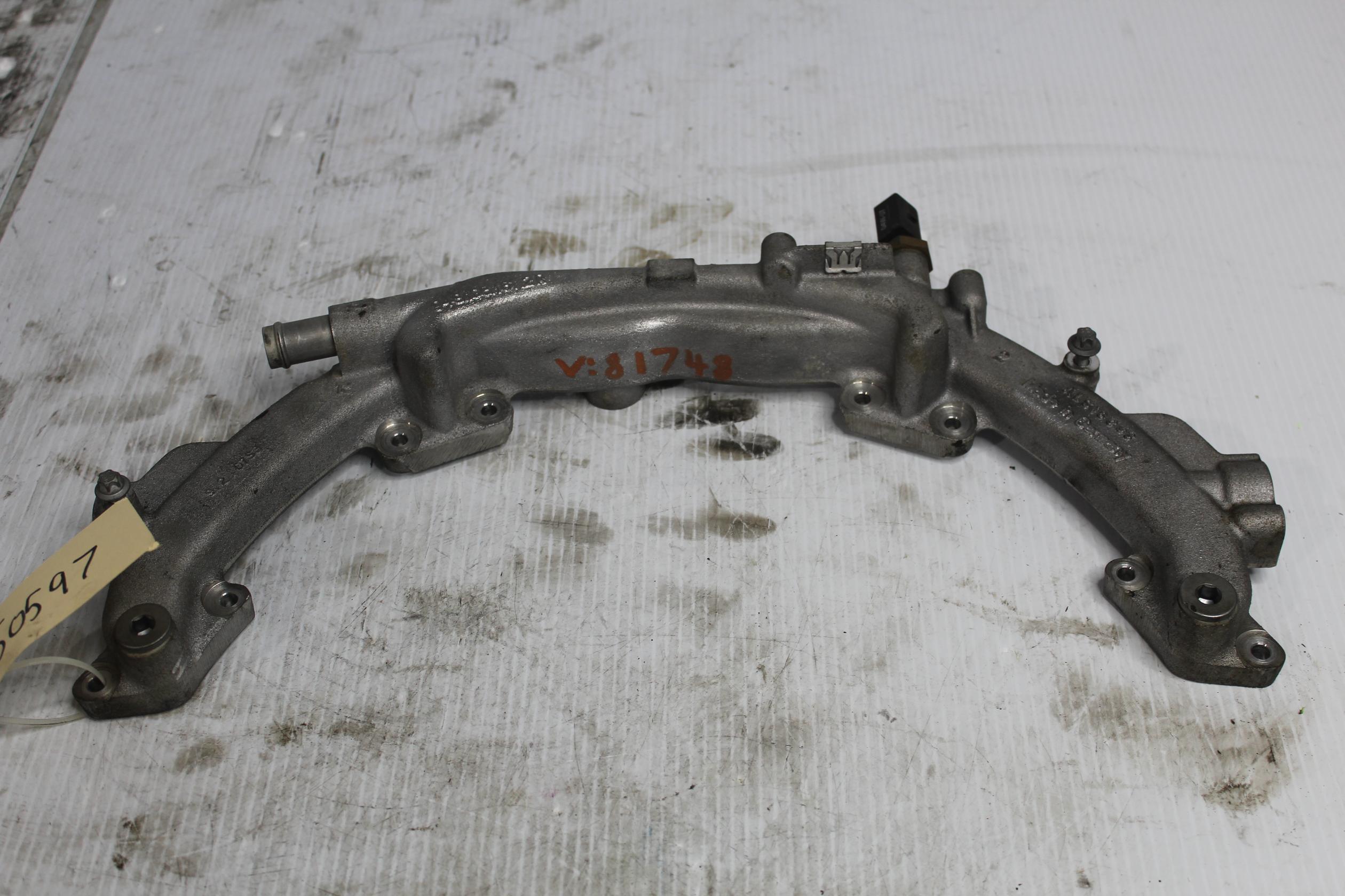 Porsche 957 Cayenne Turbo Engine Coolant Manifold Pipe 9481061612R, 94810606103, 94810606104 - Image 2