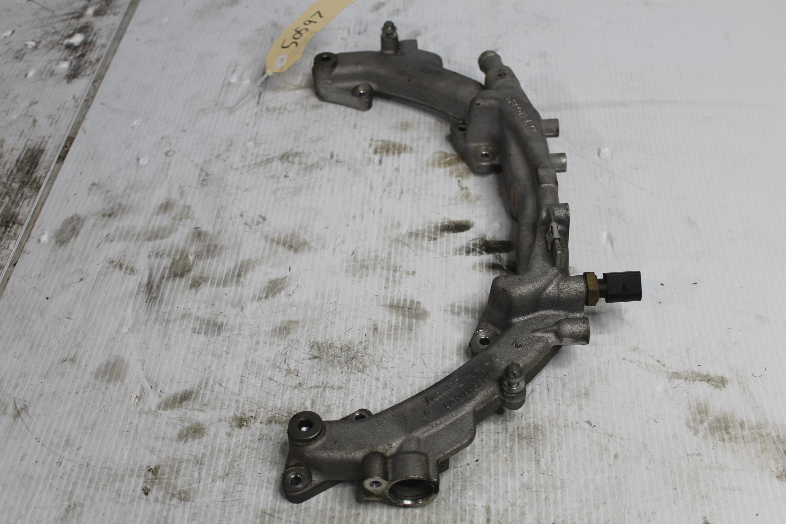 Porsche 957 Cayenne Turbo Engine Coolant Manifold Pipe 9481061612R, 94810606103, 94810606104 - Image 3