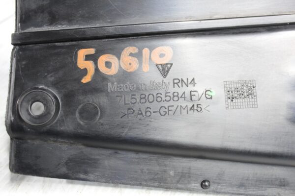Porsche 955 957 Cayenne Right Engine Compartment Trim 95550444402, 7L5806584G