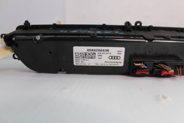 Audi FY Q5 SQ5 AC Aircon Heater Control Panel Unit 80A820043N 80A820043AN