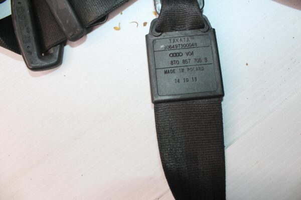 Audi 8T A5 Front Left Right Seat Belt Safety Harness 8T0857705B