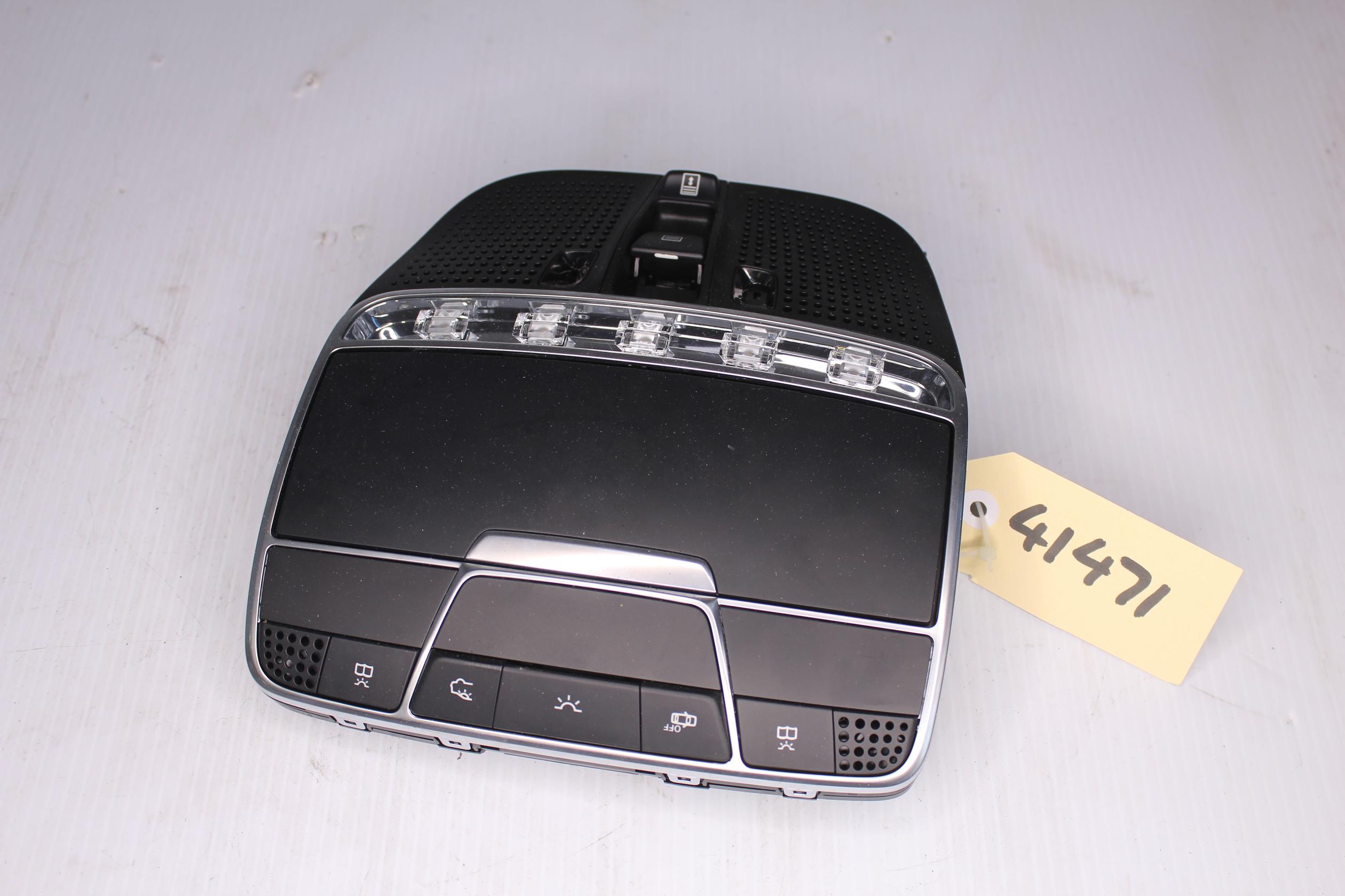 Mercedes Benz W222 S Class Overhead Console Roof Switch A0009002807, A0009005420 - Image 1