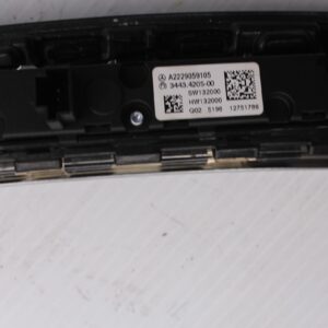 Mercedes Benz W222 S Class PDC Park Assist Camera Control Panel A2229059105 - Image 7