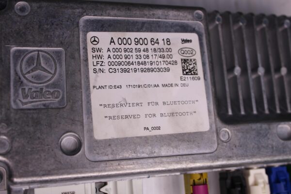 Mercedes Benz W213 W238 E Class 360 Camera Control Unit A0009006418