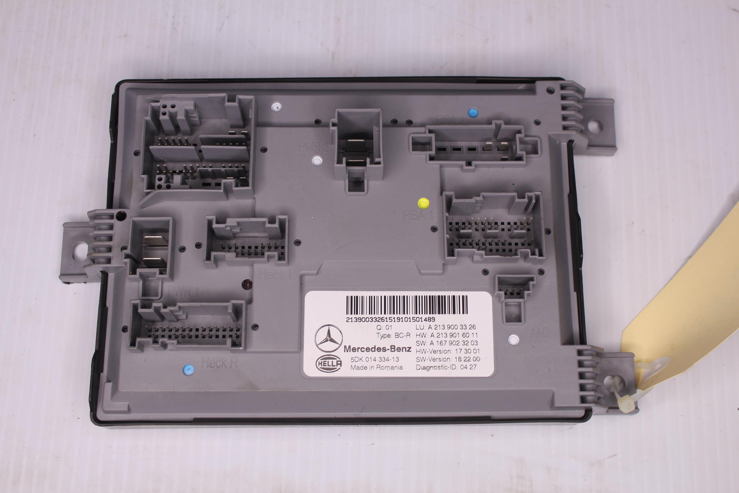 Mercedes Benz W238 W213 E300 Rear SAM Signal Acquisition Module A2139003326 - Image 9