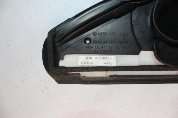 Mercedes Benz W238 Rear Left Quarter Window Glass A2386708700, A2386708900