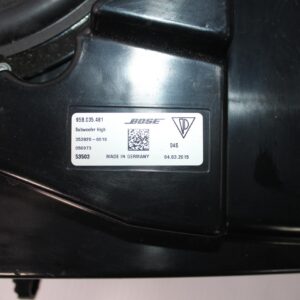 Porsche 95B Macan Bose Sub Subwoofer Speaker 95B035481 - Image 4