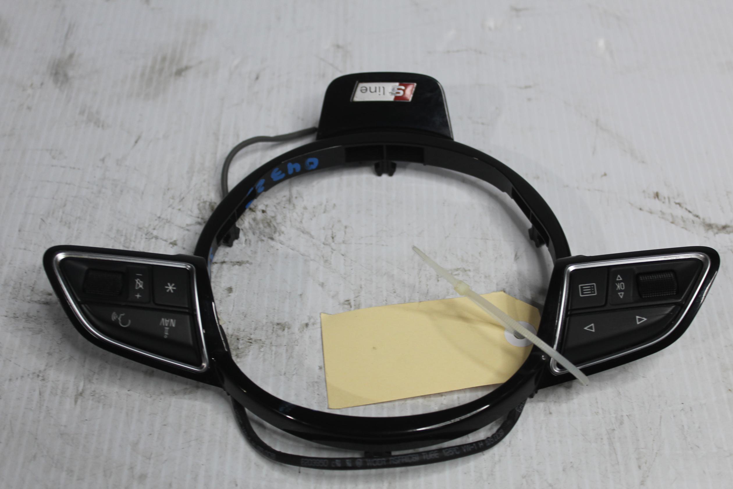 Audi 8V S3 S-Line Steering Wheel Insert Trim 8V0419091R, 62475377B - Image 3
