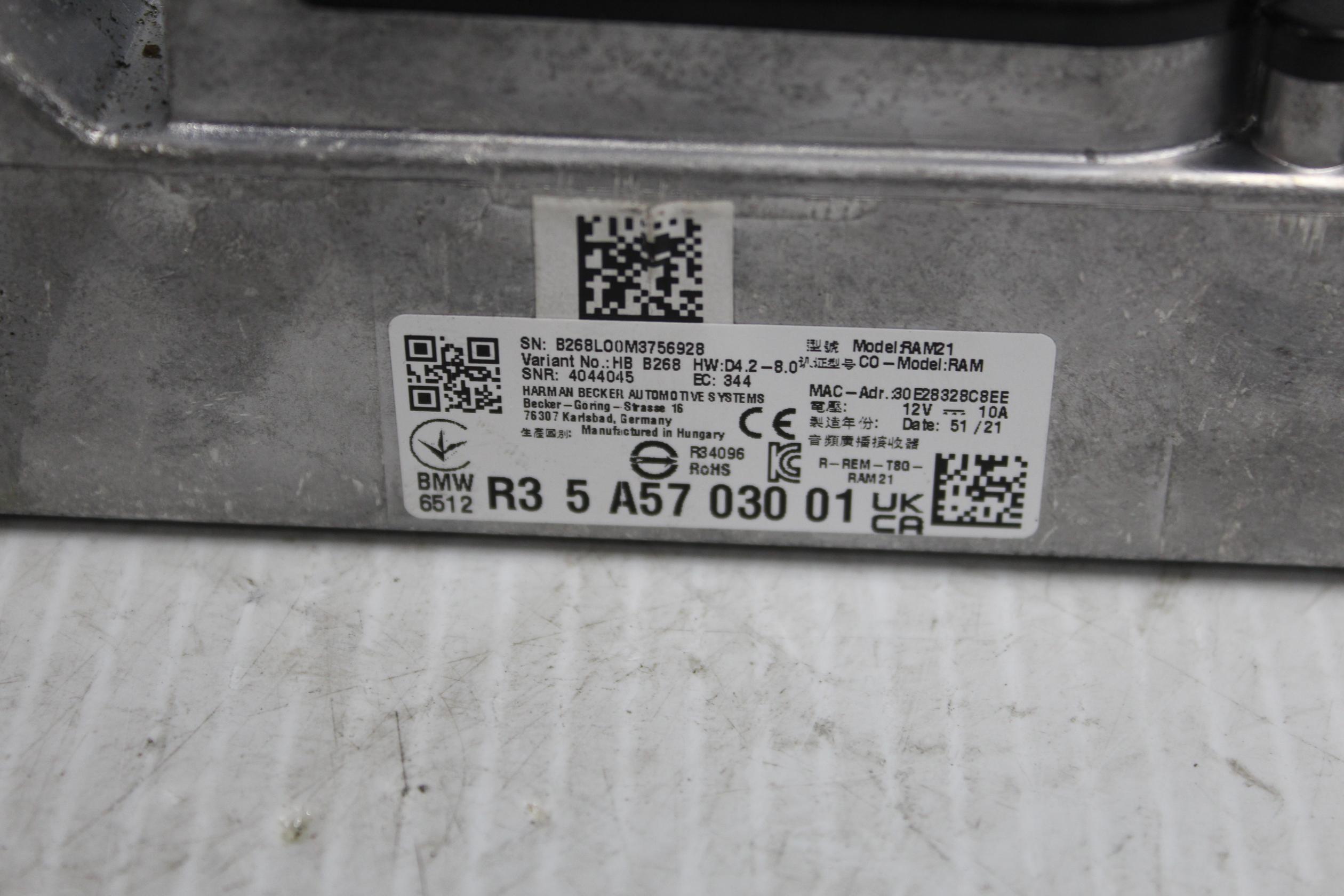 BMW F40 G20 1 3 Series Harman Becker Amplifier R35A5703001, 65125A55AD2 - Image 5