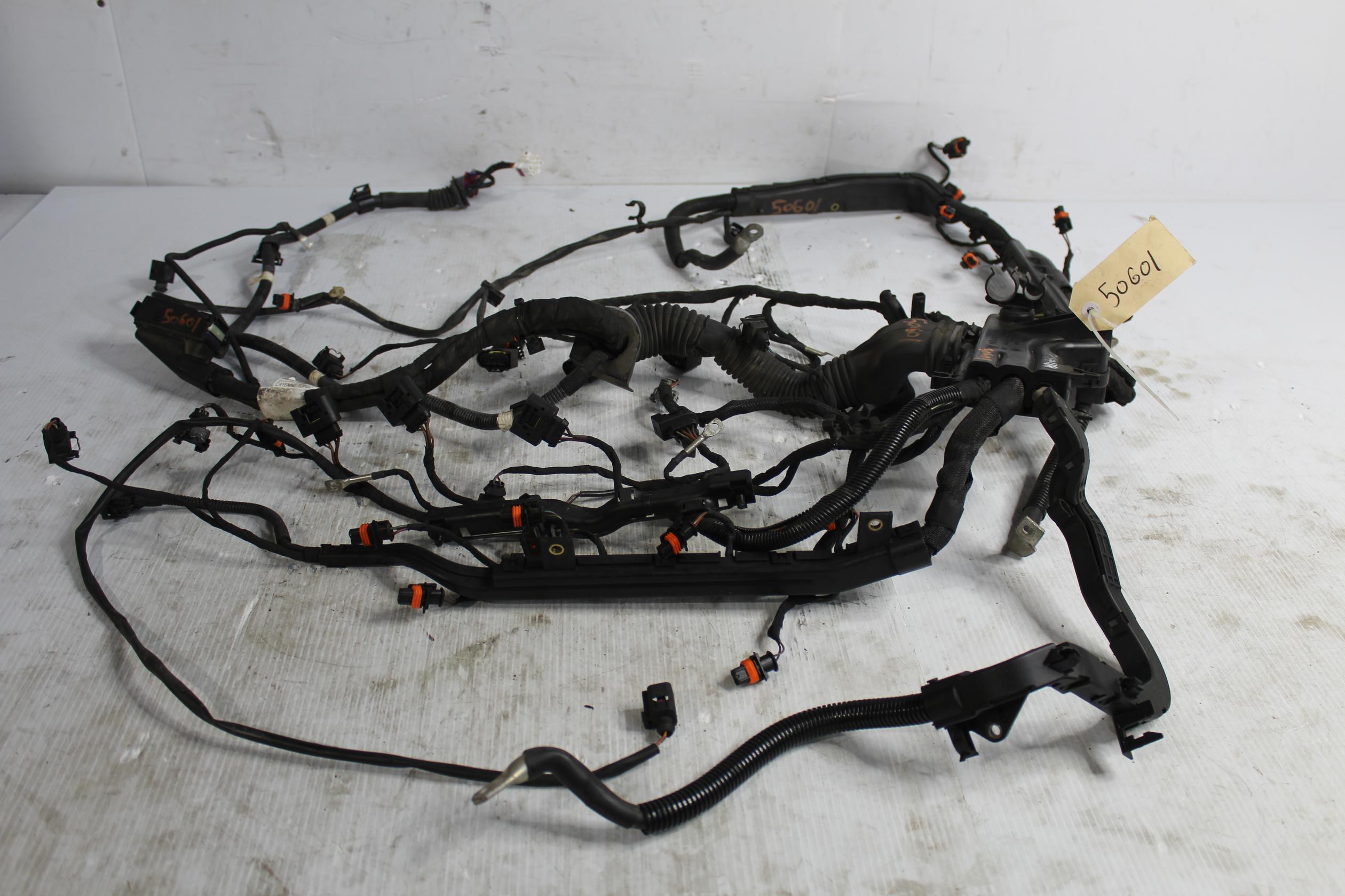 Porsche 9PA 957 Cayenne 4.8L Turbo Engine Wiring Loom Harness 94860700353, 94860700356 - Image 1