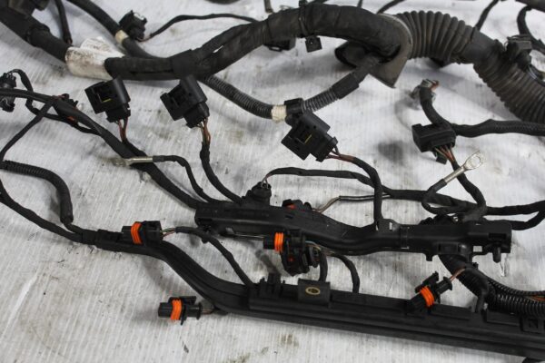 Porsche 9PA 957 Cayenne 4.8L Turbo Engine Wiring Loom Harness 94860700353, 94860700356