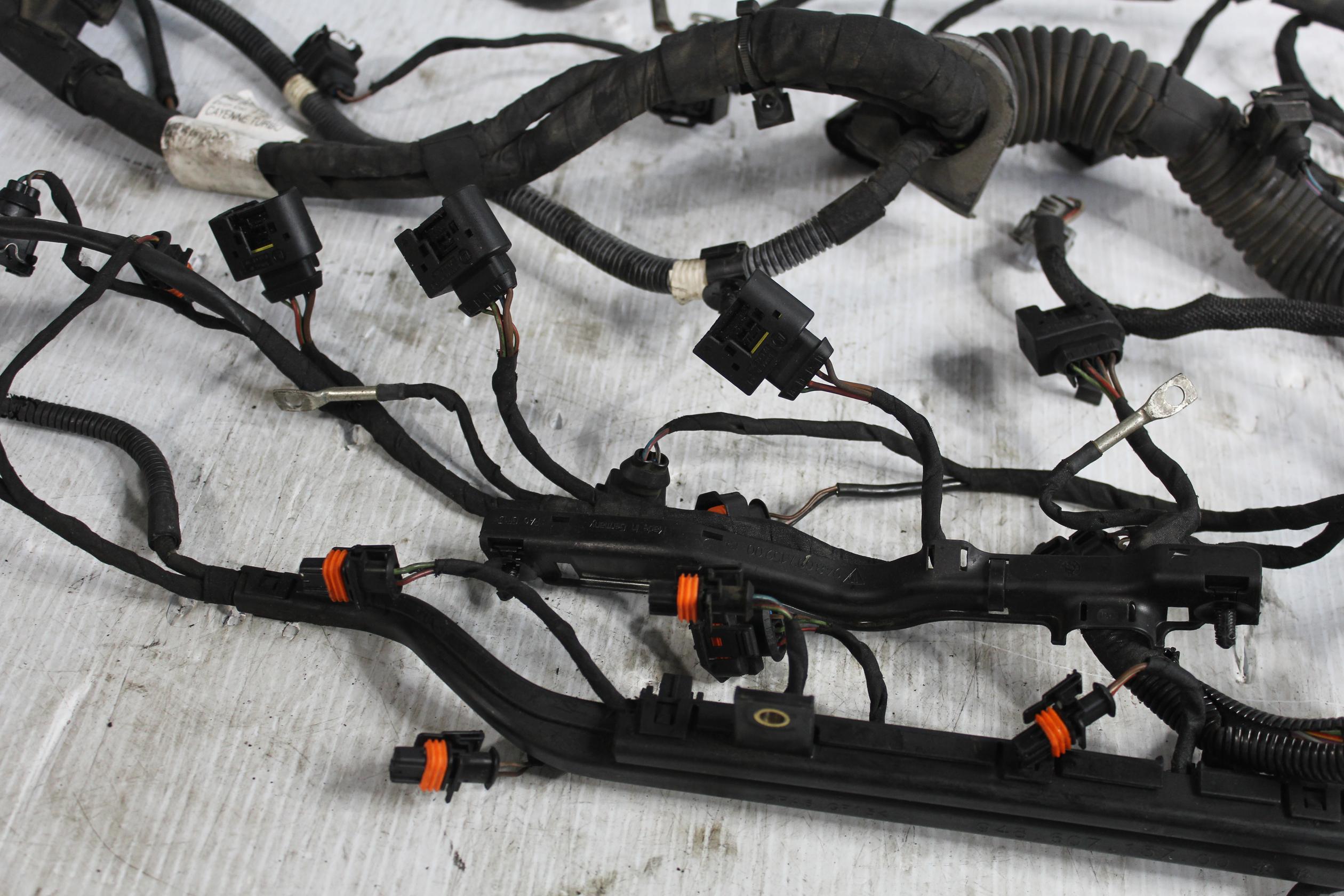 Porsche 9PA 957 Cayenne 4.8L Turbo Engine Wiring Loom Harness 94860700353, 94860700356 - Image 4