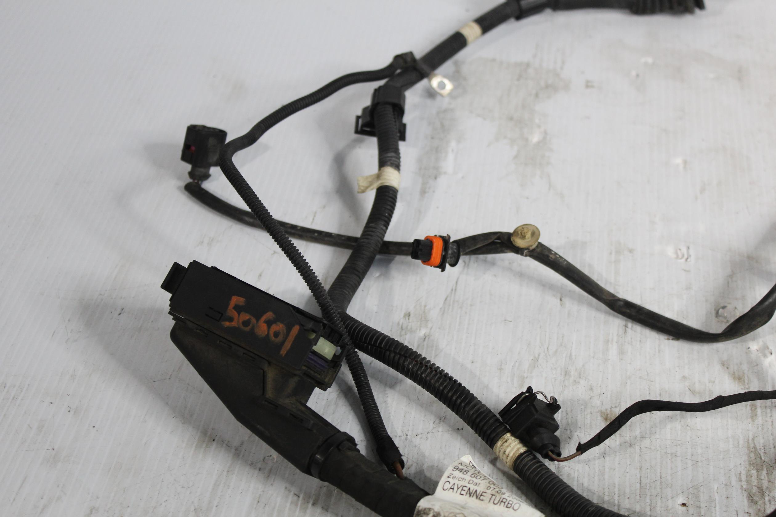 Porsche 9PA 957 Cayenne 4.8L Turbo Engine Wiring Loom Harness 94860700353, 94860700356 - Image 7