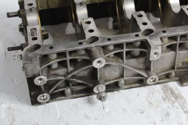 Porsche 957 Cayenne Turbo 4.5L Lower Block Crankshaft Housing 948101113CR, 94810100122