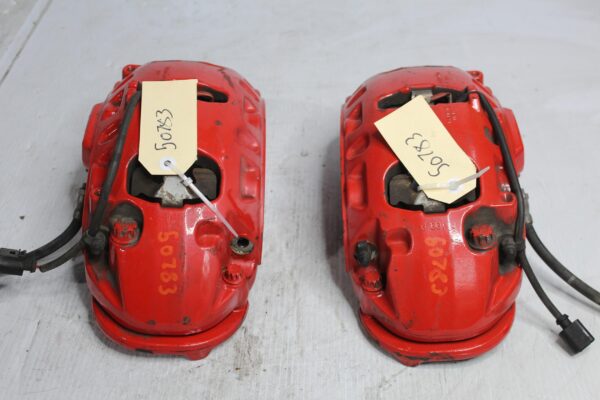 Porsche 957 9PA Cayenne Turbo Front Brake Caliper Assembly PAIR Brembo