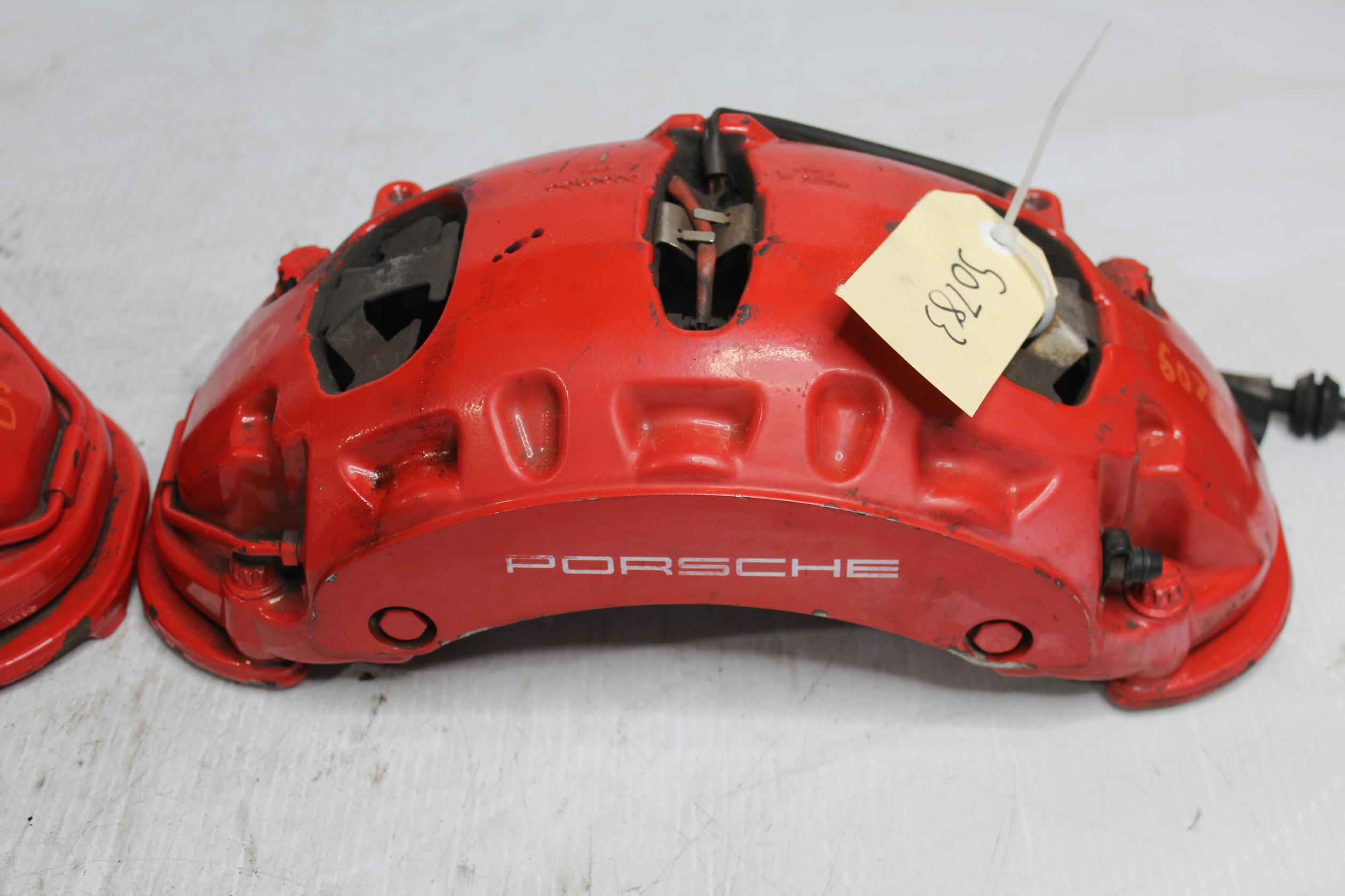 Porsche 957 9PA Cayenne Turbo Front Brake Caliper Assembly PAIR Brembo - Image 5