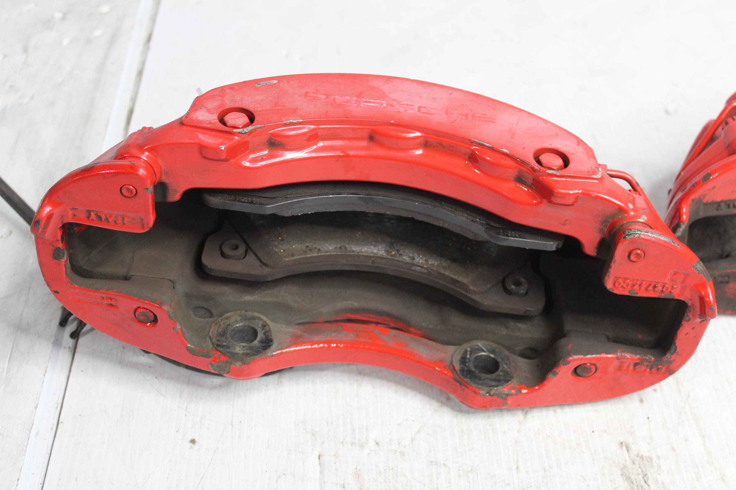 Porsche 957 9PA Cayenne Turbo Front Brake Caliper Assembly PAIR Brembo - Image 6