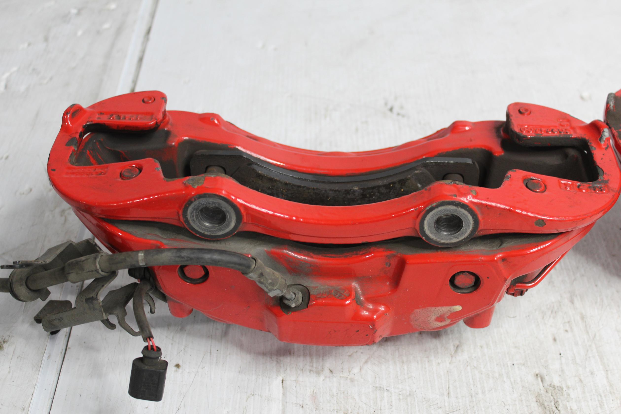 Porsche 957 9PA Cayenne Turbo Front Brake Caliper Assembly PAIR Brembo - Image 8