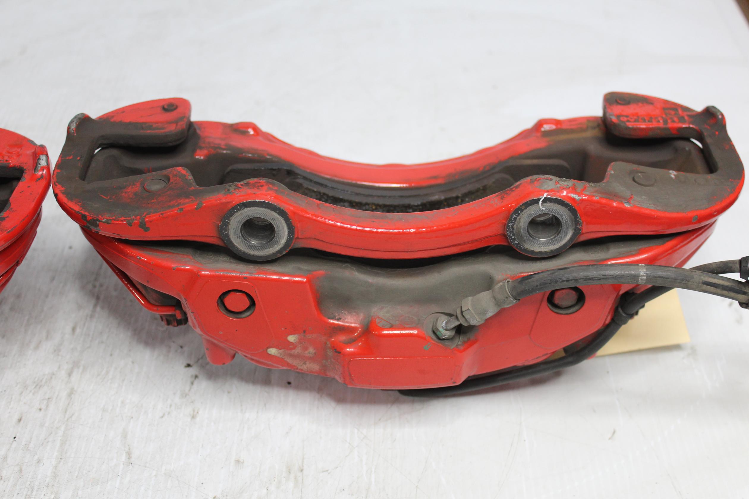 Porsche 957 9PA Cayenne Turbo Front Brake Caliper Assembly PAIR Brembo - Image 9