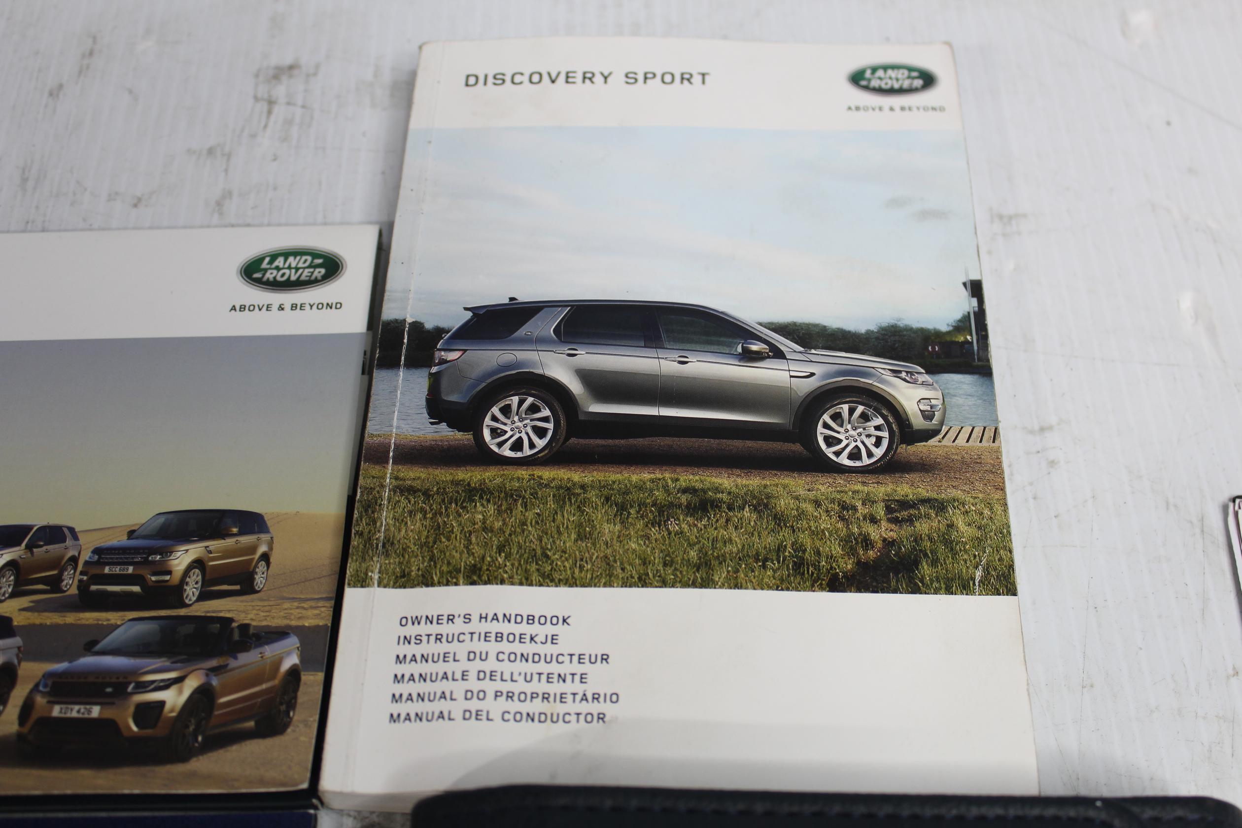 Land Rover L550 Discovery Sport Owners Manual Books w Pouch - Image 8