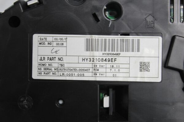 Land Rover L462 Discovery 5 Instrument Cluster Combi LR081437, HY3210849EF, HY3210849EH