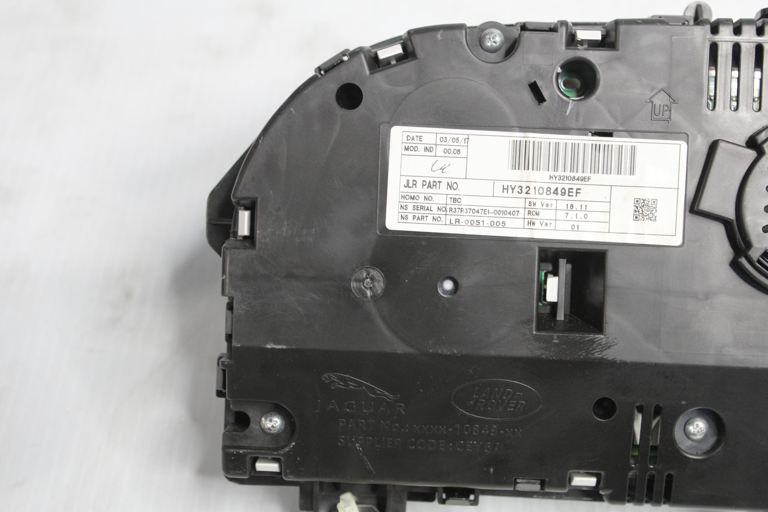 Land Rover L462 Discovery 5 Instrument Cluster Combi LR081437, HY3210849EF, HY3210849EH - Image 5