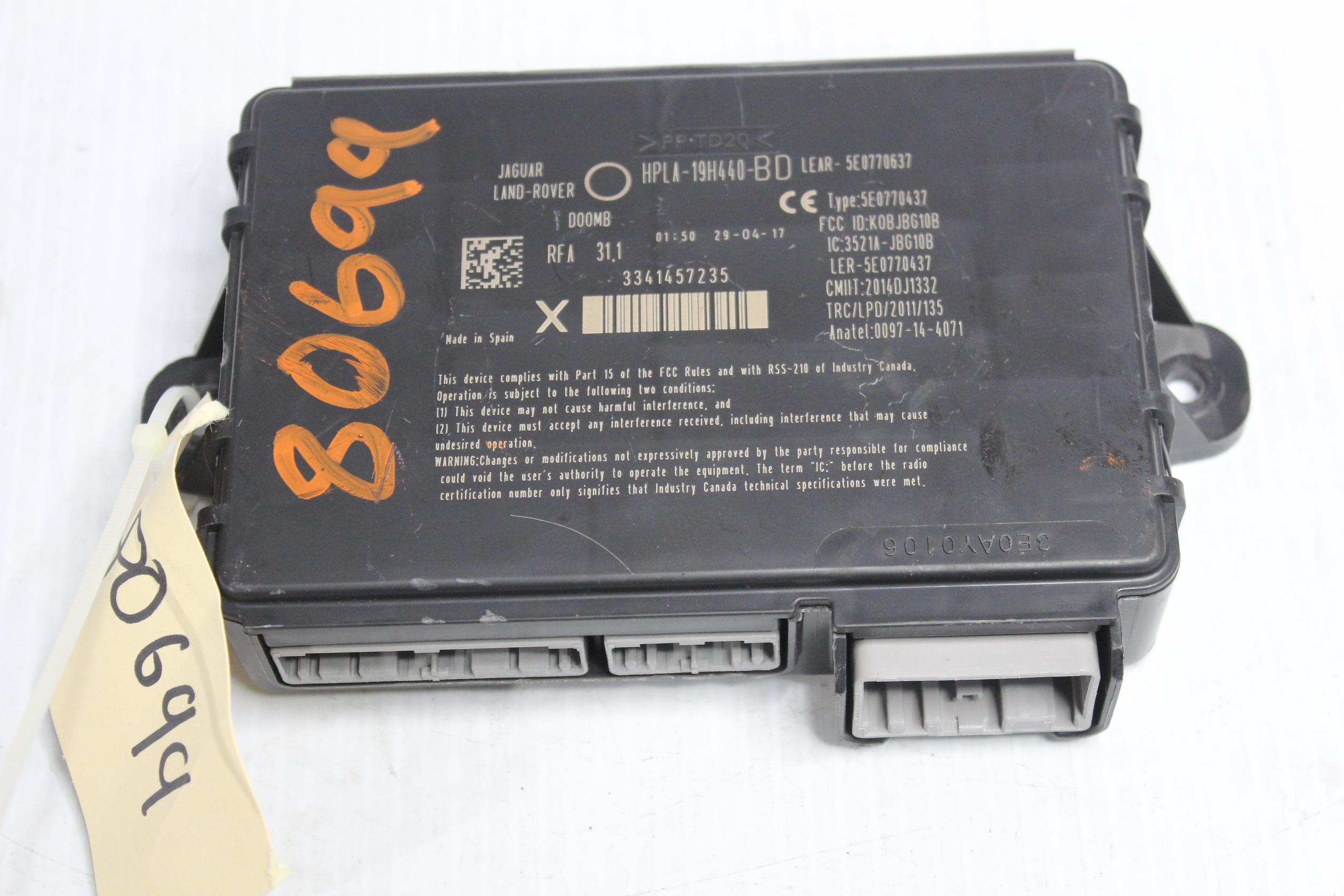 Land Rover L462 Discovery 5 KVM Keyless Entry Key Module Control Unit LR083970 - Image 1