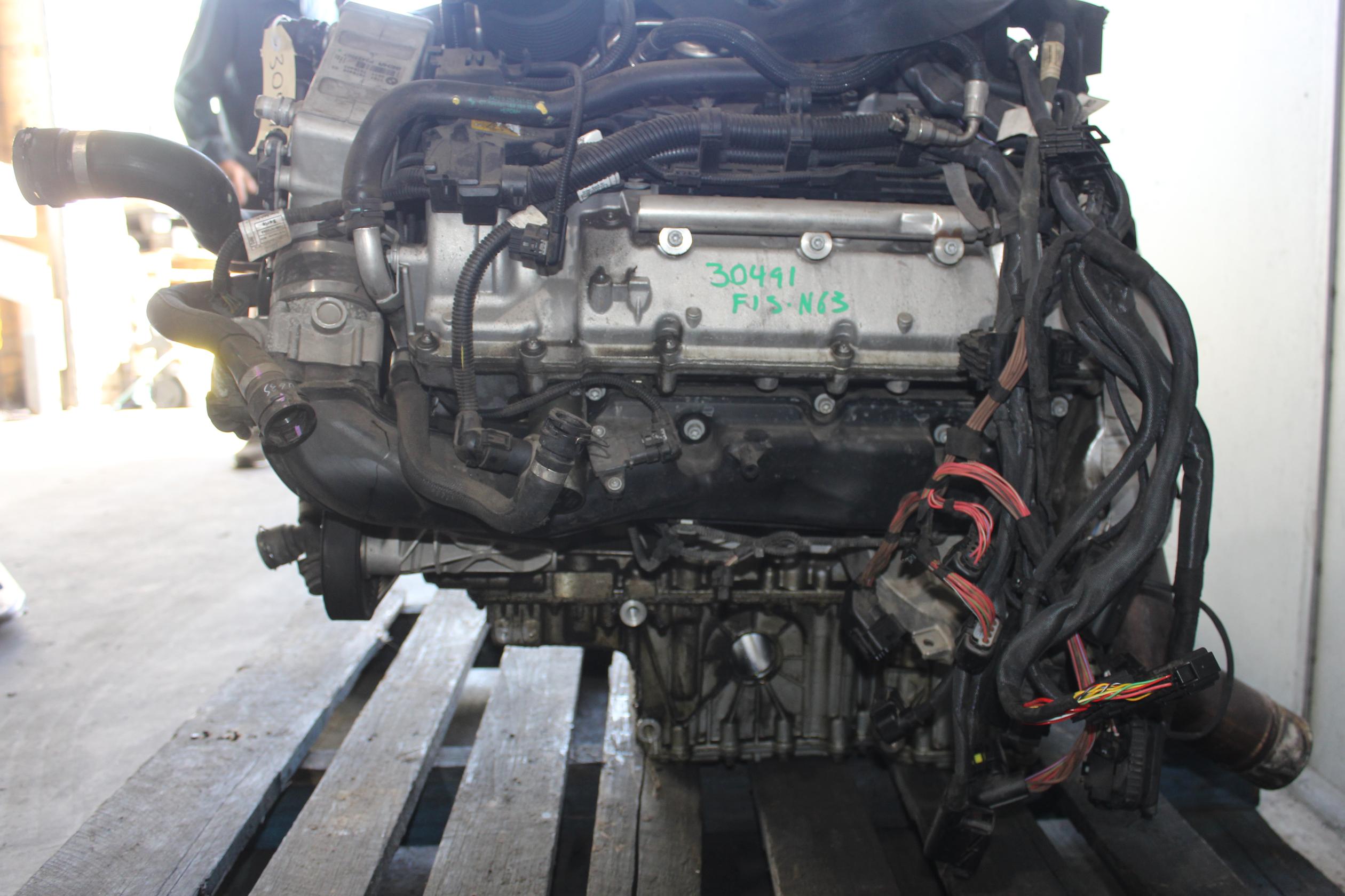 BMW F15 F16 X5 X6 M50i 4.4l N63 TT Engine Complete  11 00 2 357 322 - Image 10