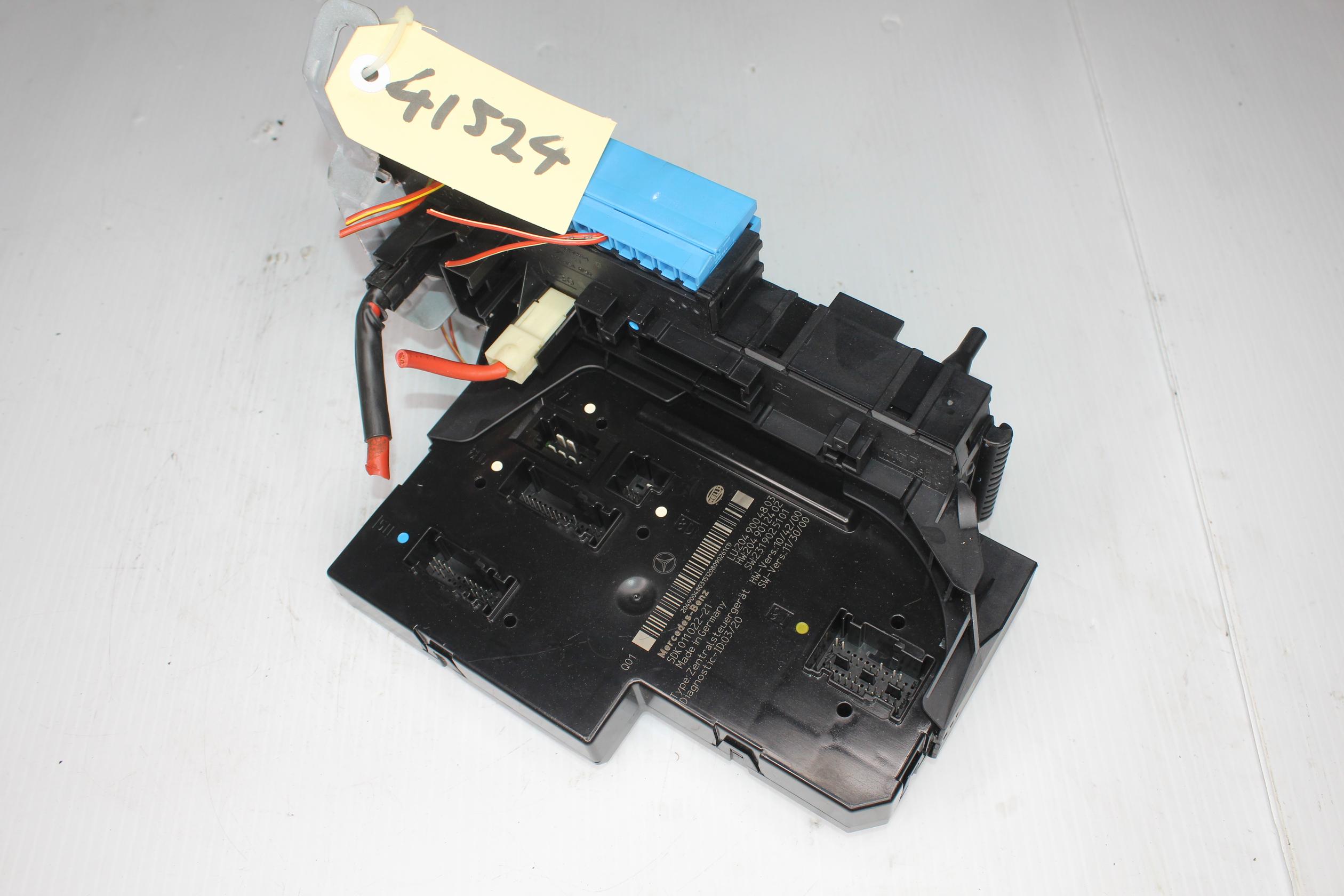 Mercedes Benz W204 C63 AMG Rear SAM Fuse Box Module A2049004803, A2049065402 - Image 1