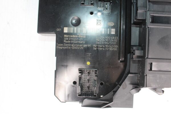 Mercedes Benz W204 C63 AMG Rear SAM Fuse Box Module A2049004803, A2049065402